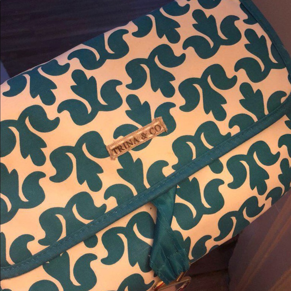 Hanging toiletry bag